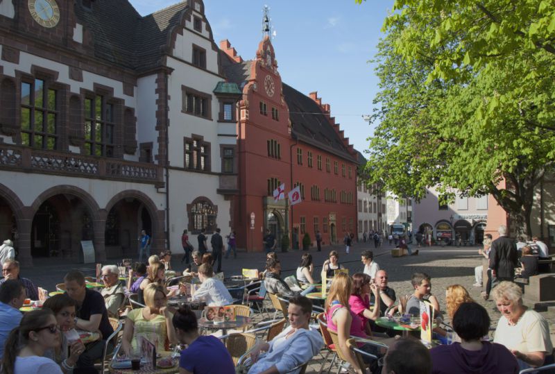 Rathaus mit Glockenspiel, Freiburg