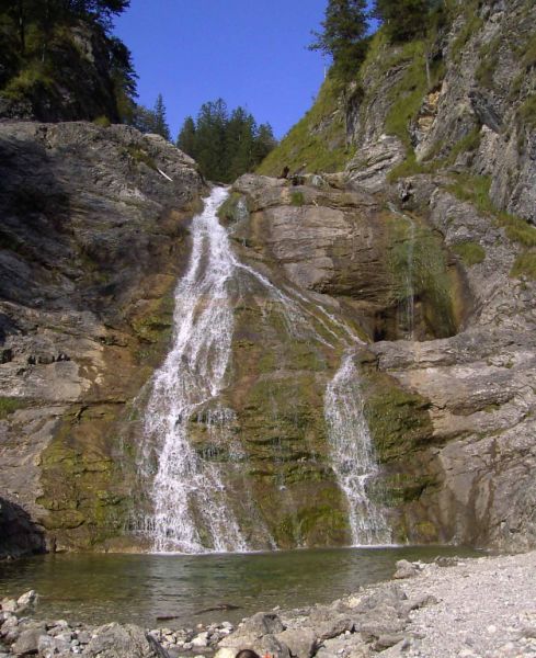 Glasbach-Wasserfall, Jachenau Glasbach-Wasserfall, Jachenau