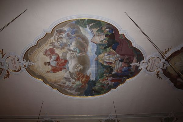 Deckengemälde Pfarrkirche St. Brigitta