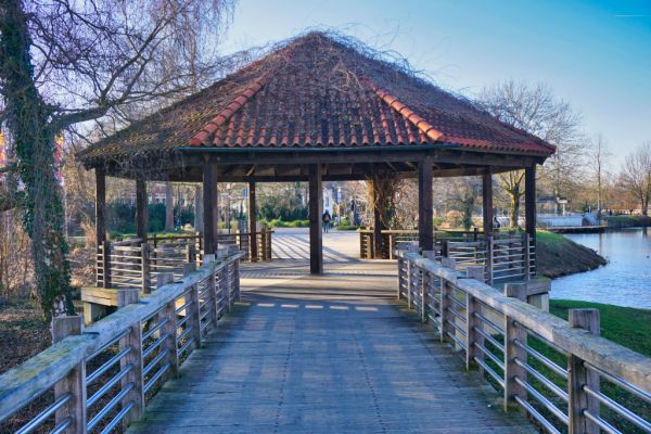 Brücke Wiedenbrücker Emssee