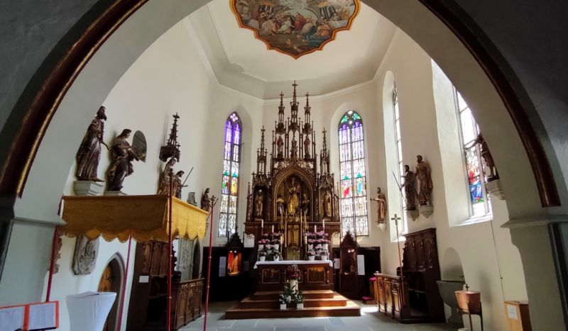 Alter Chor Altar St Jodokus