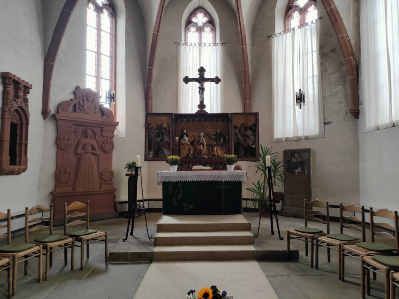 Schnitzaltar Kirche Waldeck