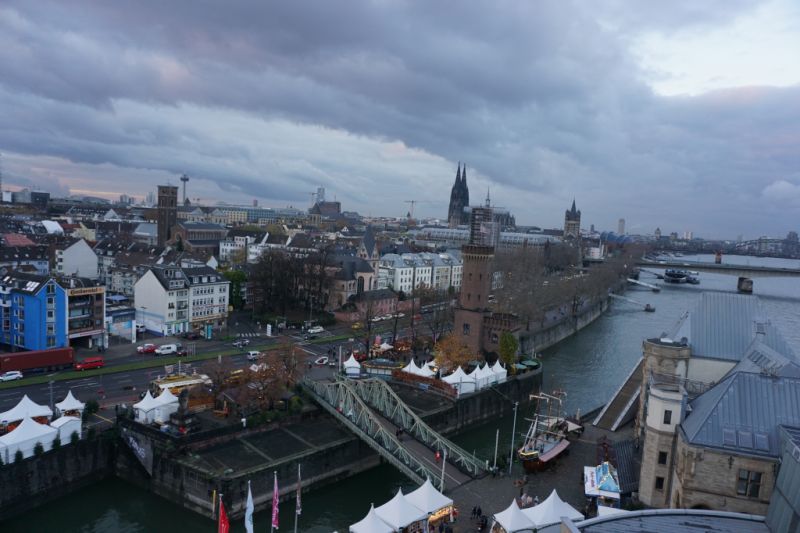 Riesenrad Köln Ausblick