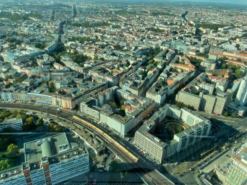 Aussicht Berliner Fernsehturm