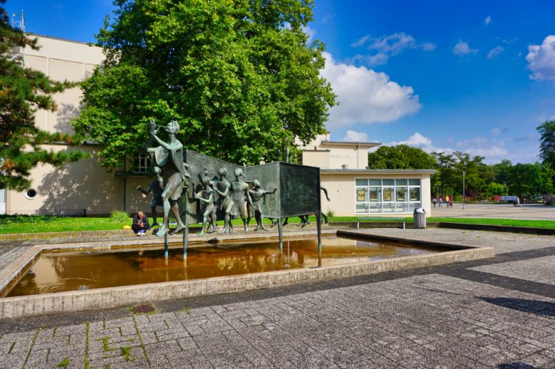 Rattenfängerbrunnen Rathausplatz