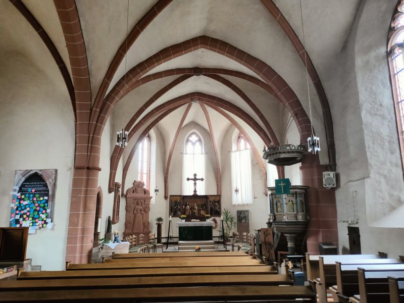 Innenraum Kirche Waldeck