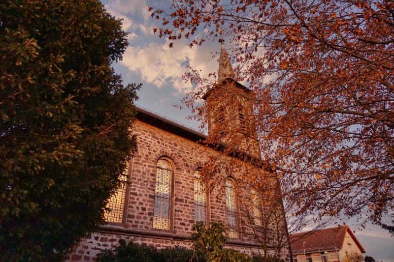 Kirche Merlau, Mücke