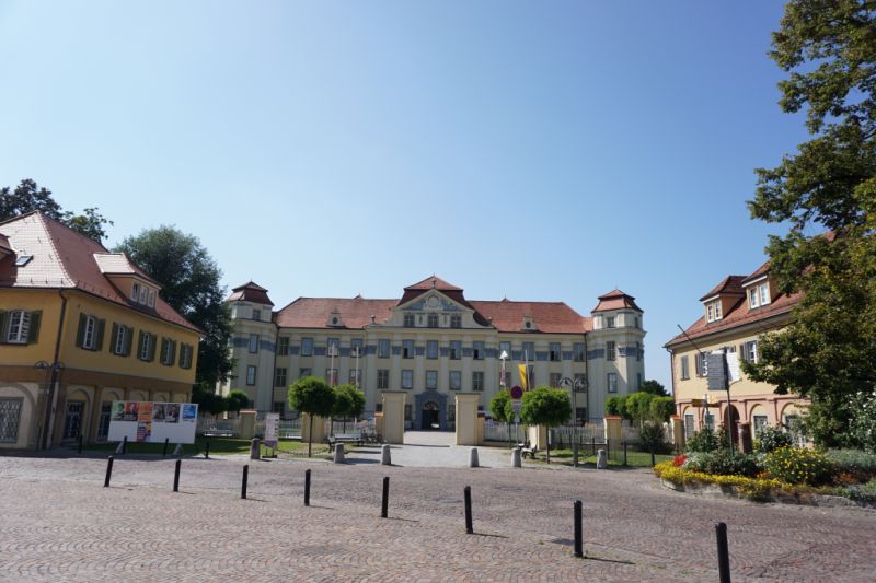 Schloss Tettnang vom Marktplatz aus