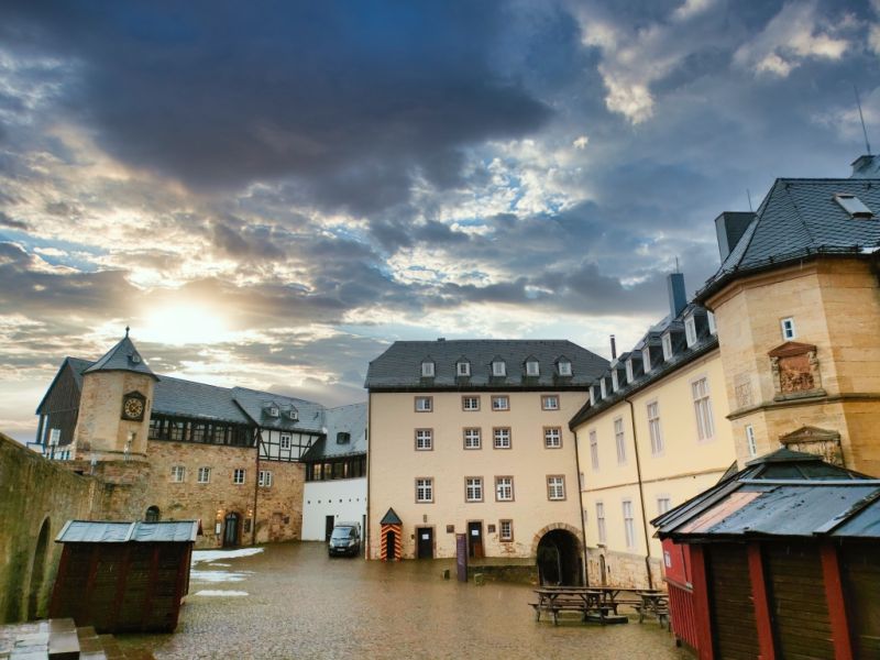 Innenhof Schloss Waldeck