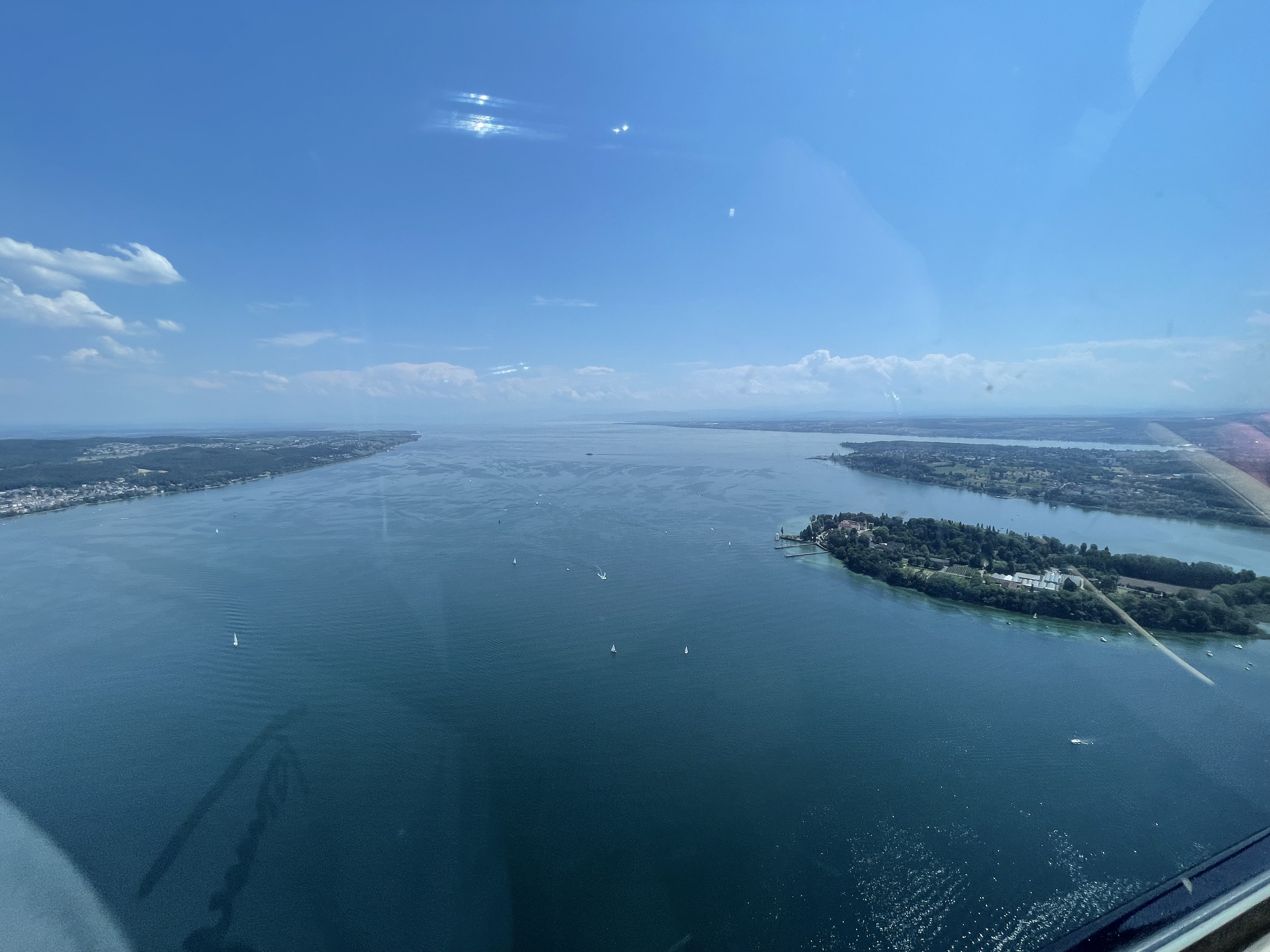 Luftbild Bodensee Mainau